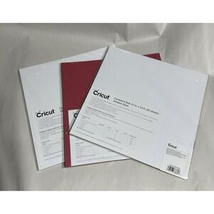 Cricut Cardstock Lot of 3 Bulk Sampler Basic & Holiday 12''x12'' (72 Sheets)
